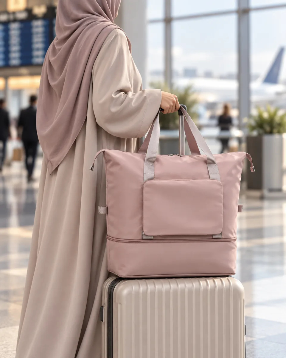 شنطة سفر قابلة للطي والتوسيع مقاومة للماء | دفل للجيم والرحلات